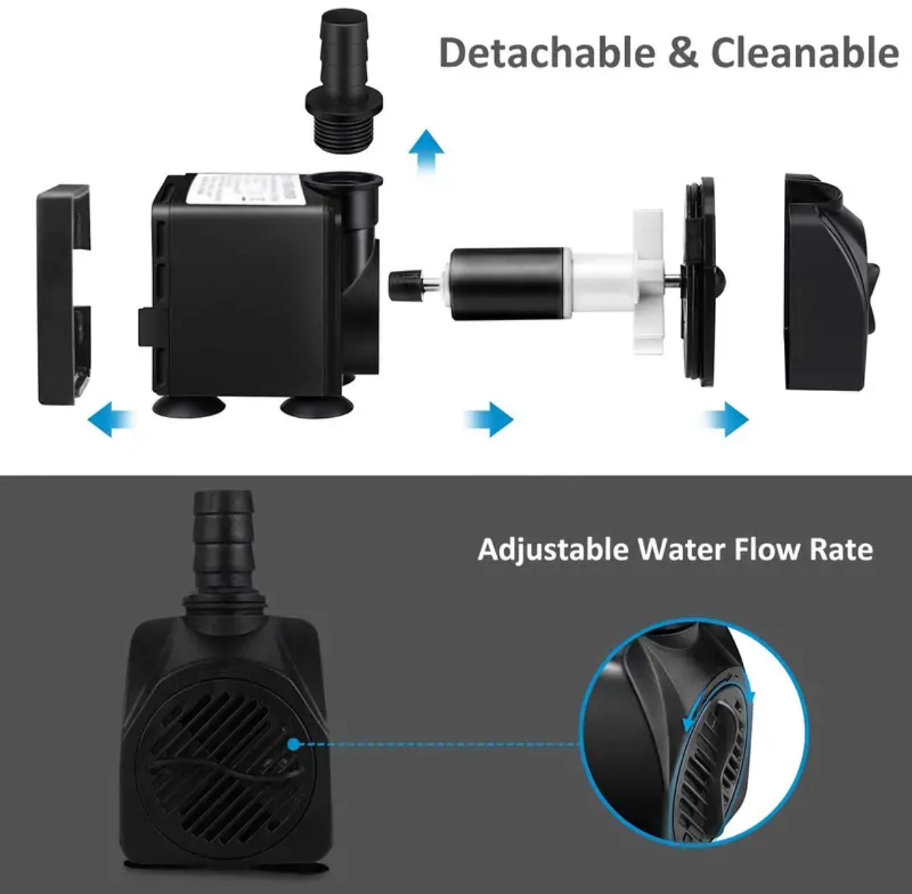 SUBMERSIBLE PUMP 30W - 550GPH(2000L/H)