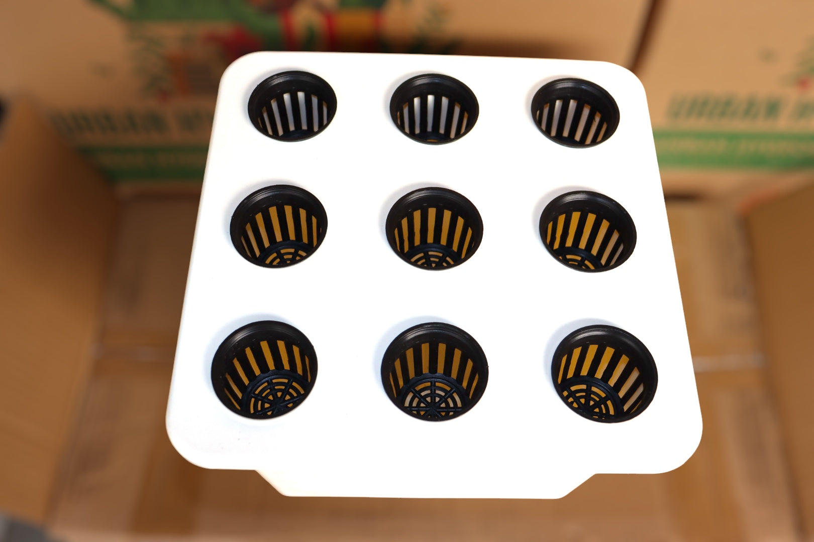 HYDROPONIC BUCKET 9 PLANTS (9 POTS)