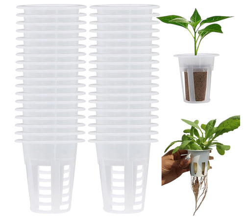 50  NET CUP POTS HYDROPONIC USE SYSTEM GROW KIT